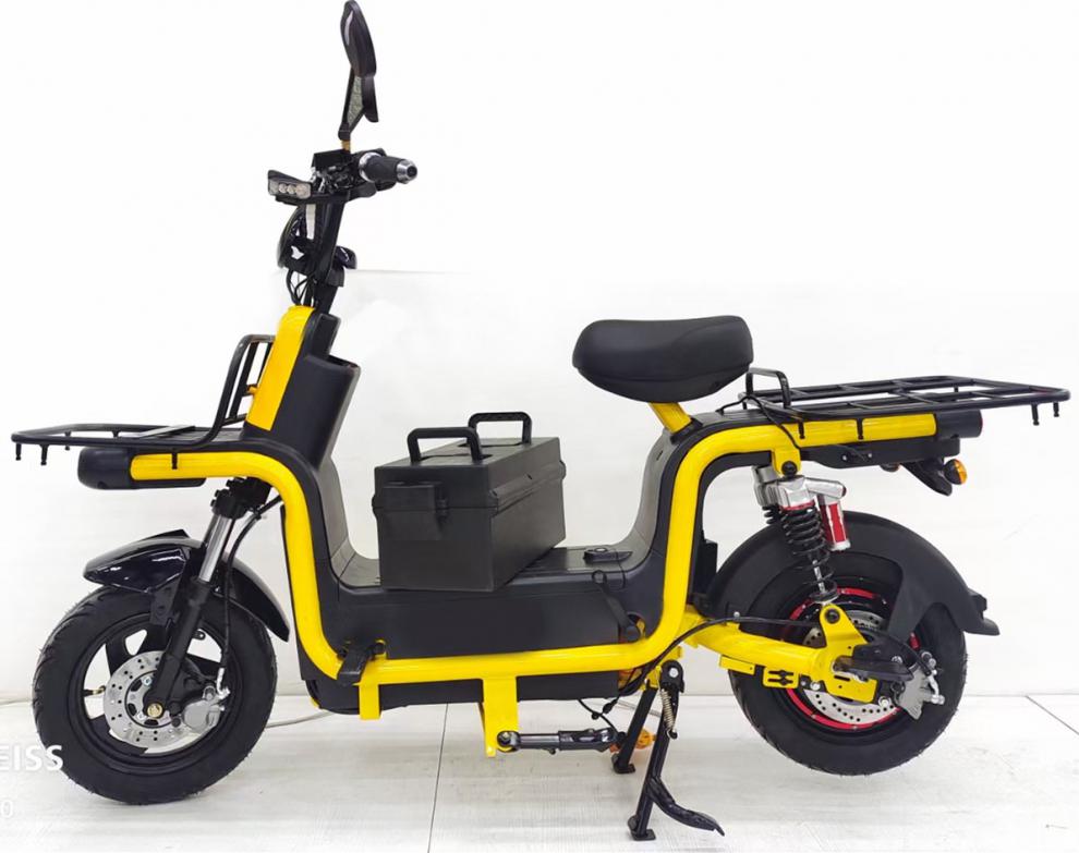 外卖电动车小马u1电瓶车自行车上牌长跑王送餐快递送货整车配45a锂