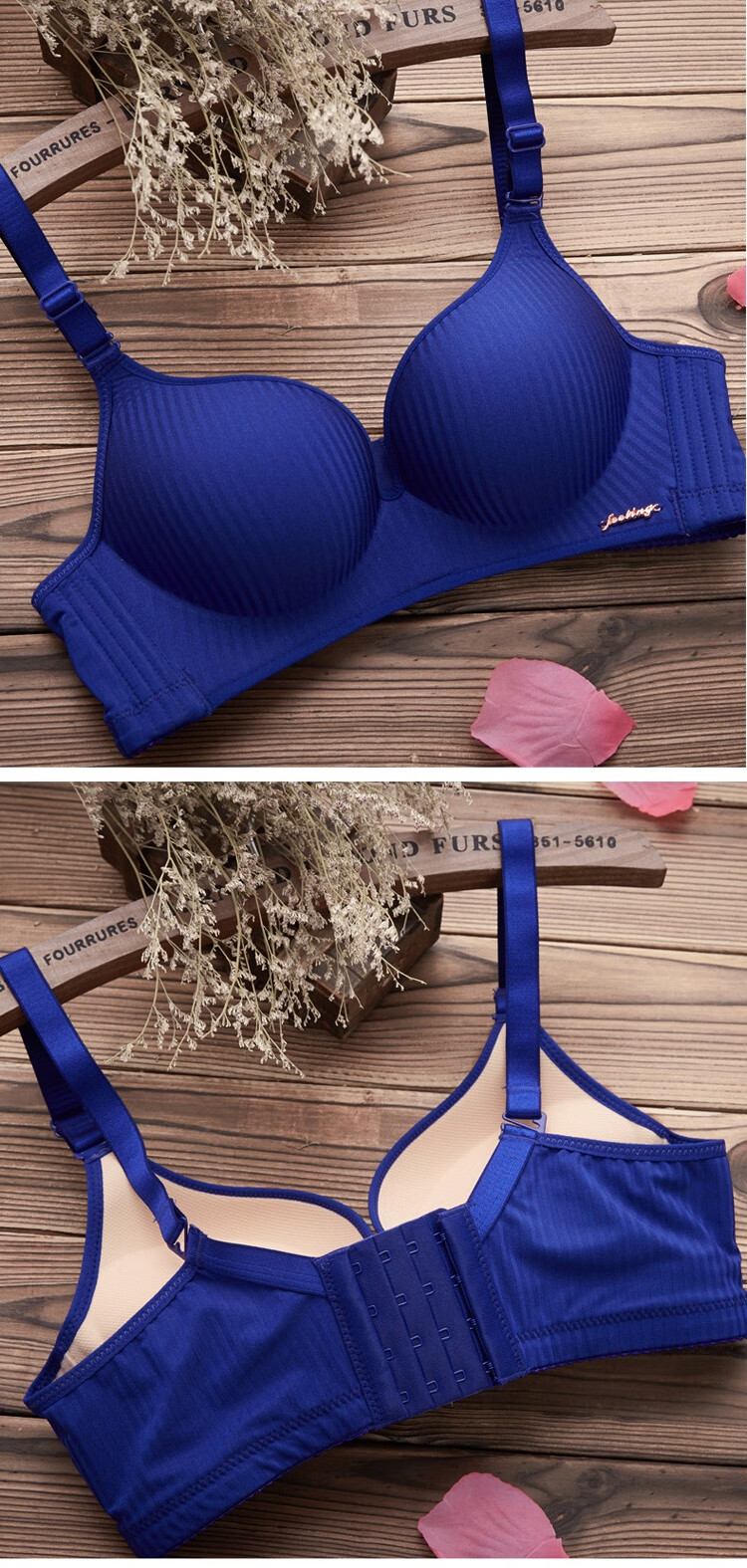 聚拢型无钢圈性感加厚内衣文胸聚拢调整型加厚6cm 亮面红色 36/80a