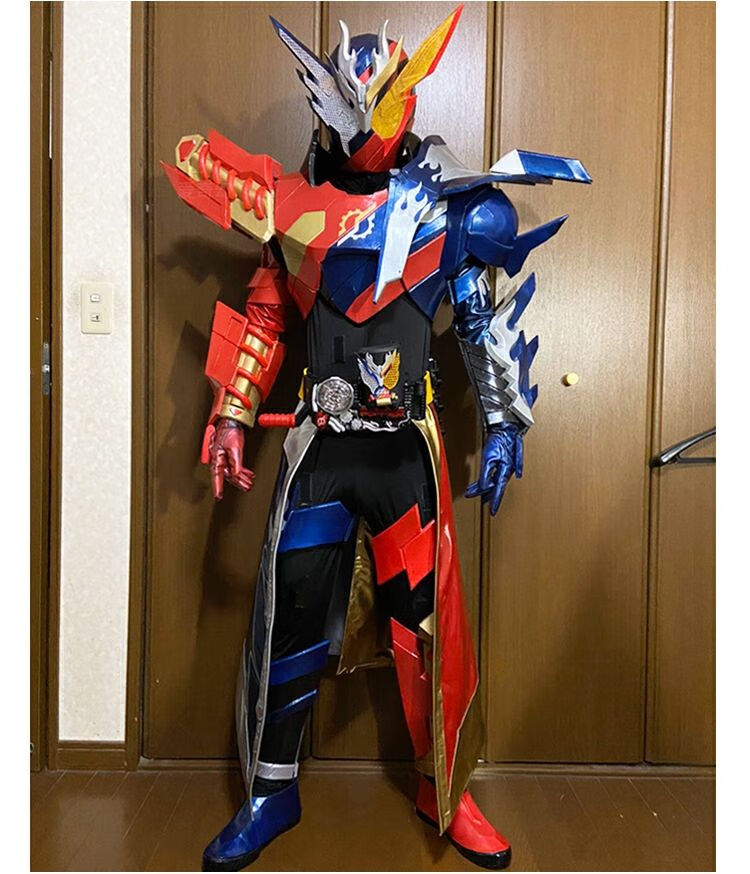 【现货速发】万代(bandai)假面骑士皮套全身cos 甲斗buildcos服装1:1