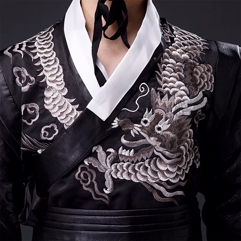 古装明朝锦衣卫演出服装飞鱼服武侠侠客绣花侍卫服男官服戏服 披风