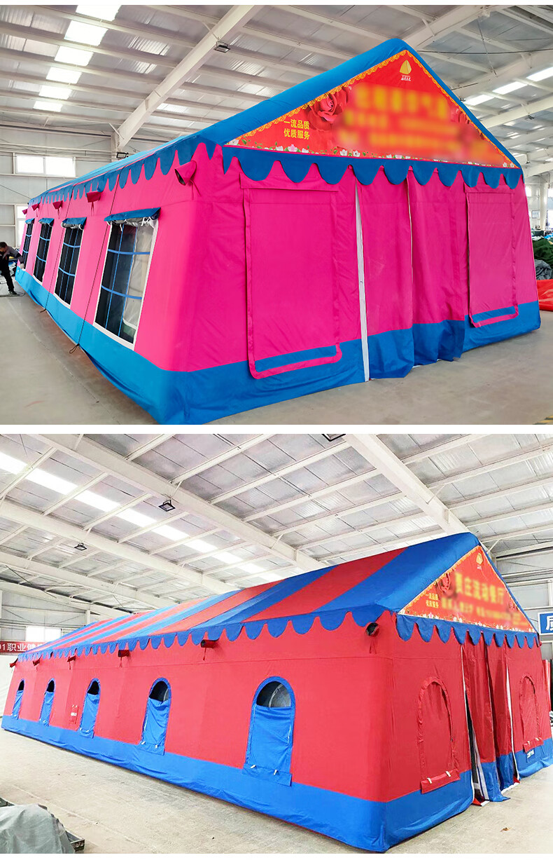 户外大型婚宴充气帐篷房流动餐厅事宴婚庆大棚红白喜事酒席大篷车定制