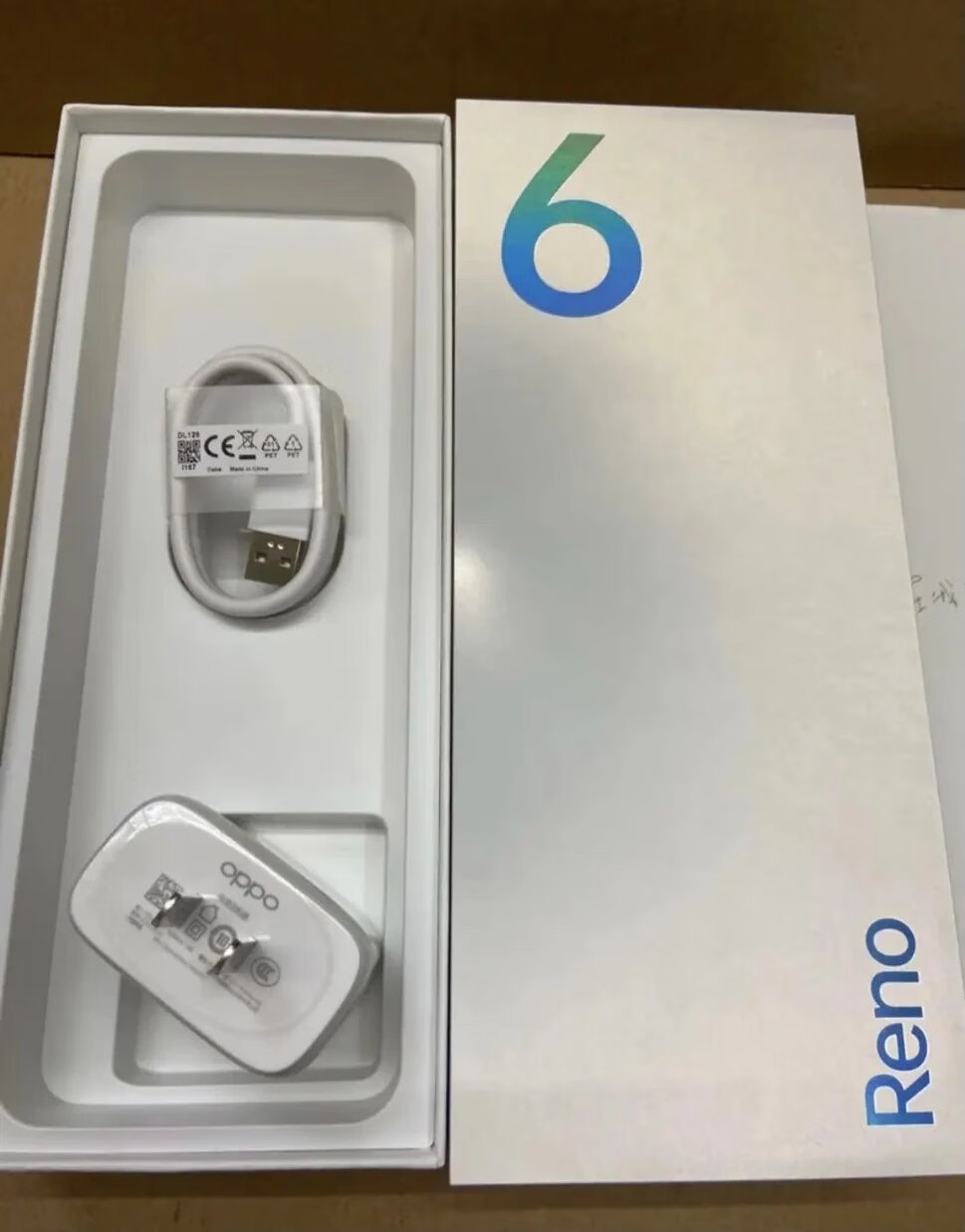 原厂原装二手opporeno6 reno6pro原装65w充电器数据线 65w闪充充电器