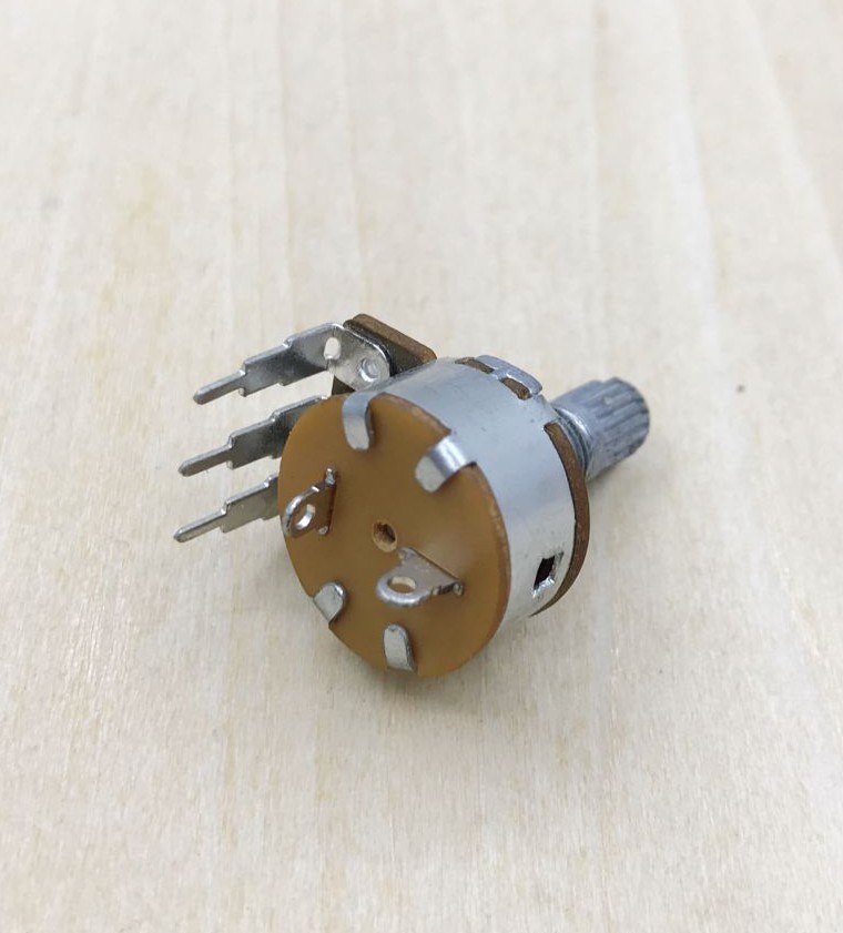 带开关电位器b500k 149台灯调光 加湿器调节电位器 三弯脚 5只b500k