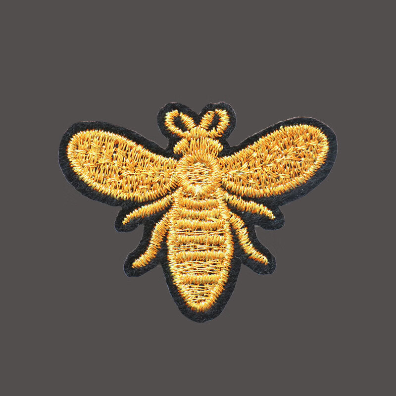 男士羽绒服粘贴补丁 补丁贴刺绣高端绣花布贴布面服补洞自粘贴衣服