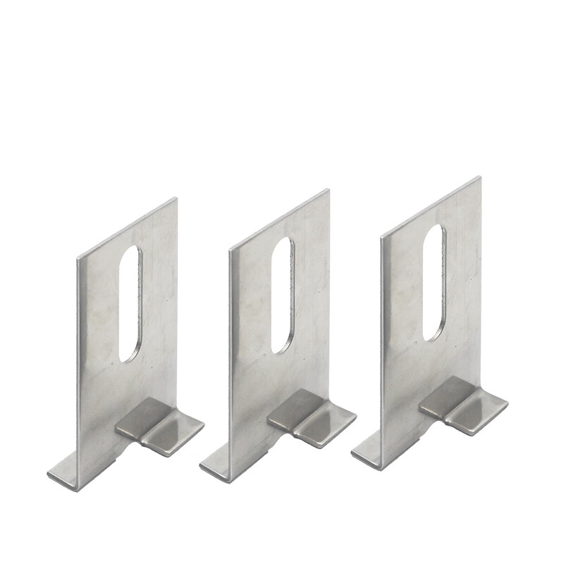不锈钢瓷砖干挂钩双弯挂件大理石材幕墙挂墙固定五金扣件定制 201 直