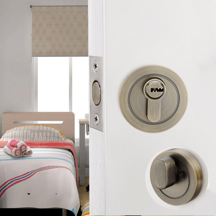 隐形门锁隐形锁暗锁暗门锁具家用室内卧室单舌闭锁通用型 旧款双面