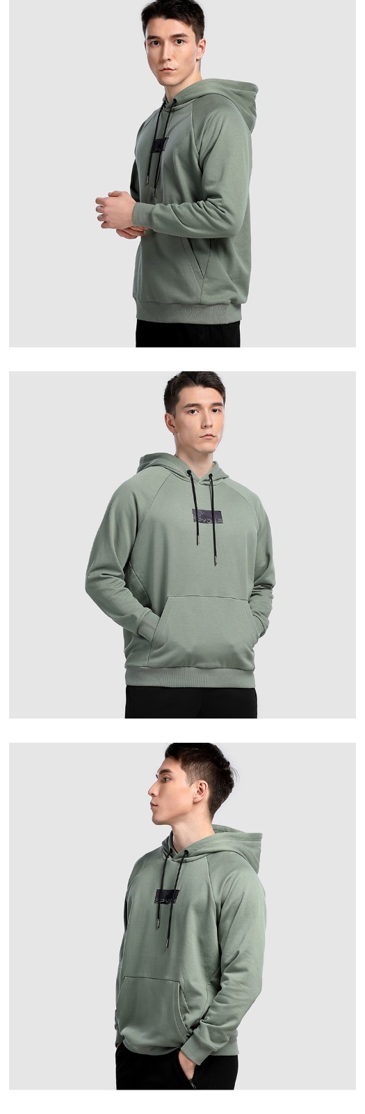 618预售spyder秋冬男子356style系列休闲连帽卫衣20cf313m黑色m