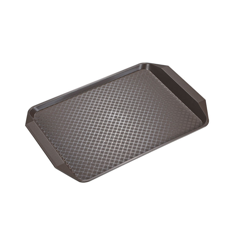 塑料托盘长方形酒店幼儿园餐厅饭店快餐上菜传菜端菜拖盘防滑商用带耳