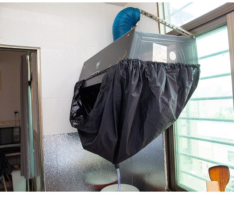 油烟机清洗防护罩清洗罩油烟机清洗防水接水罩中式欧式侧吸式通用免拆