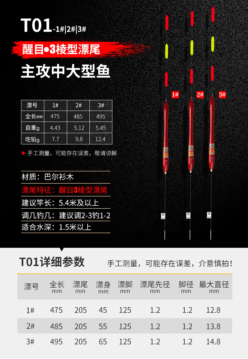 夜光漂套装游钓中国垂钓大师设计远投浮漂远投大物漂鱼漂浮标t011号