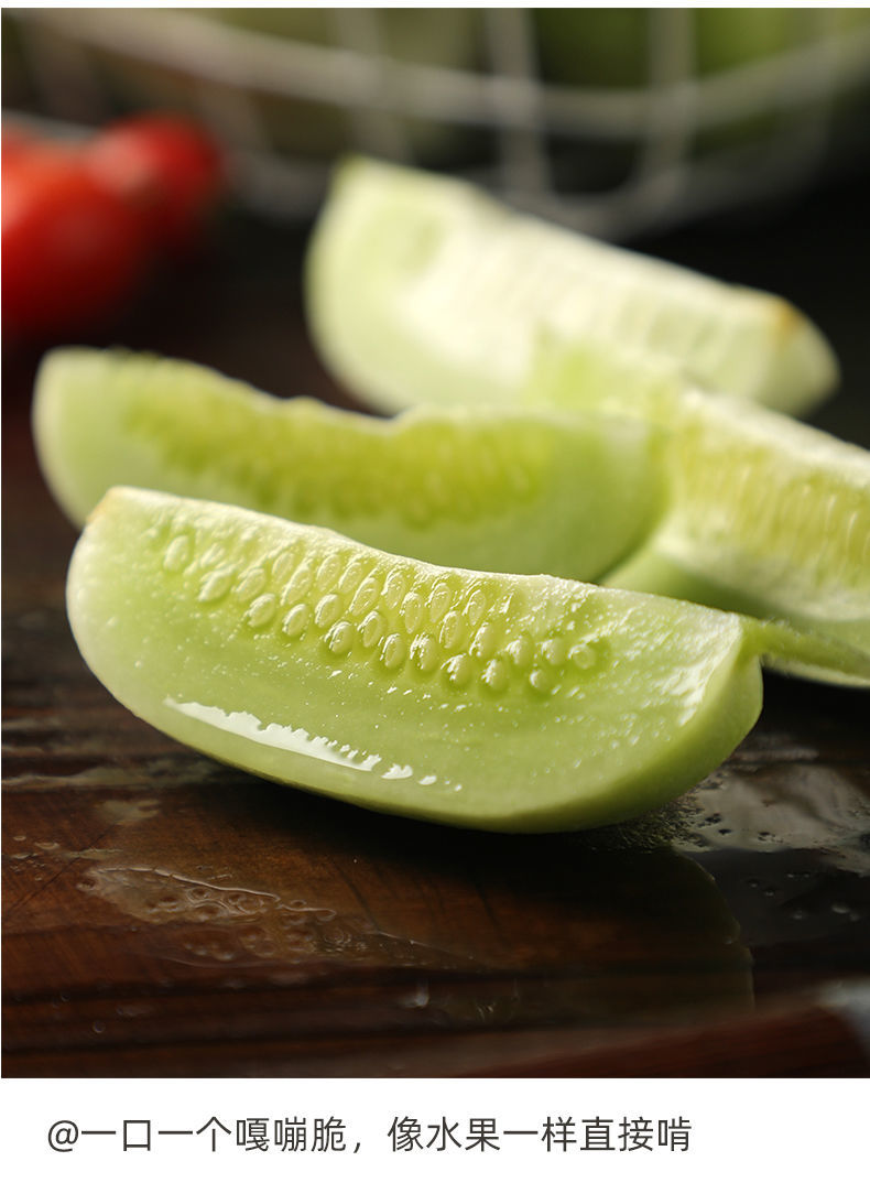 现摘农家自种金童玉女瓜新鲜拇指水果小黄瓜孕妇生吃黄瓜清脆爽口金童