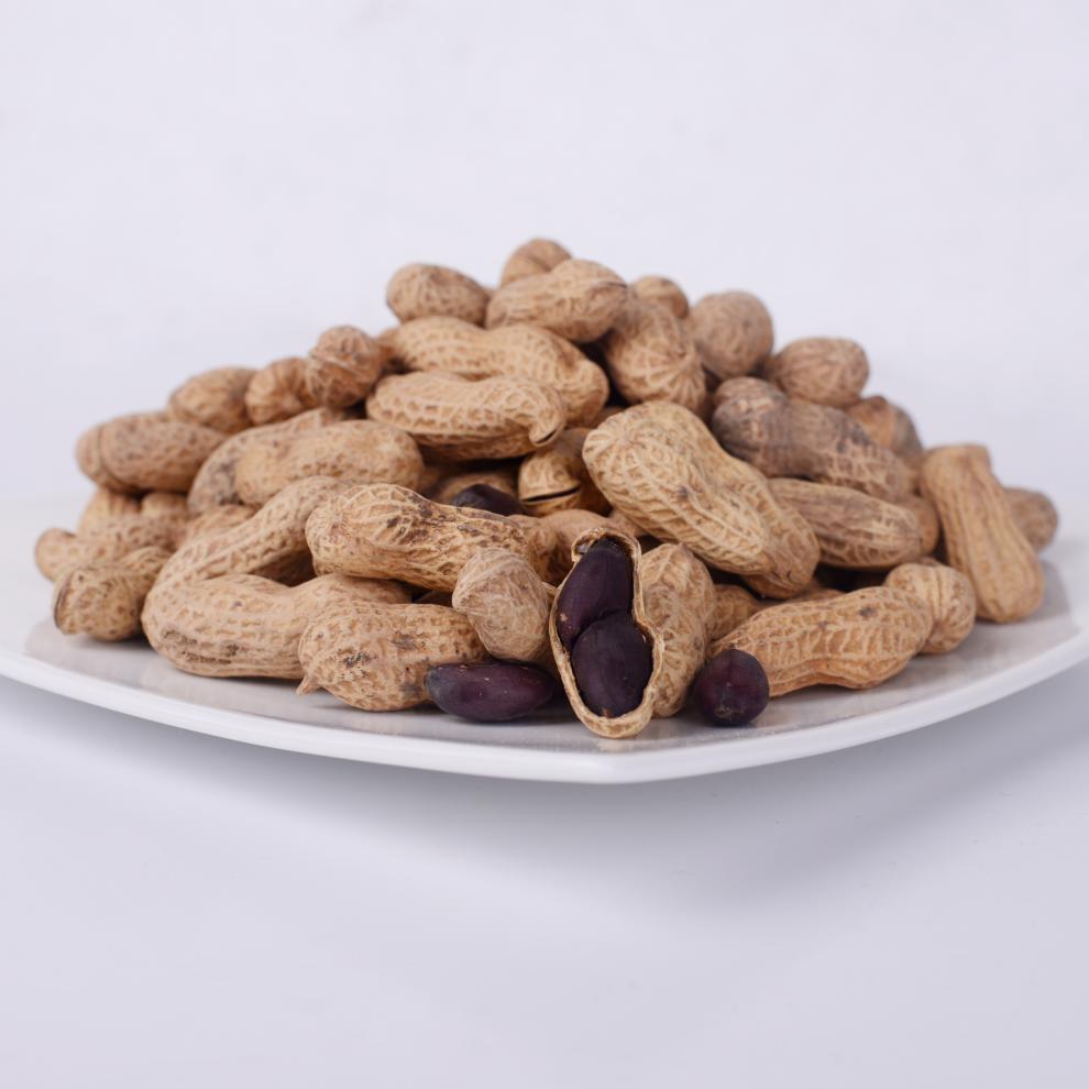 5折安徽蚌埠特产固镇花乡黑花生带壳熟花生富硒农家炒货1箱10袋