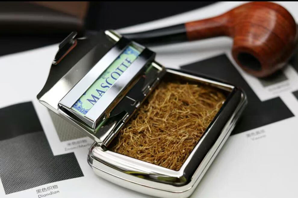 烟丝保湿盒创意精美不锈钢烟斗手卷旱烟专用烟丝盒散装斗丝盒密封便携