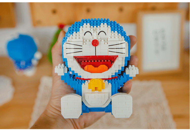 乐高lego哆啦a梦积木机器猫微型小颗粒成人兼容女拼装图玩具醒狮lp