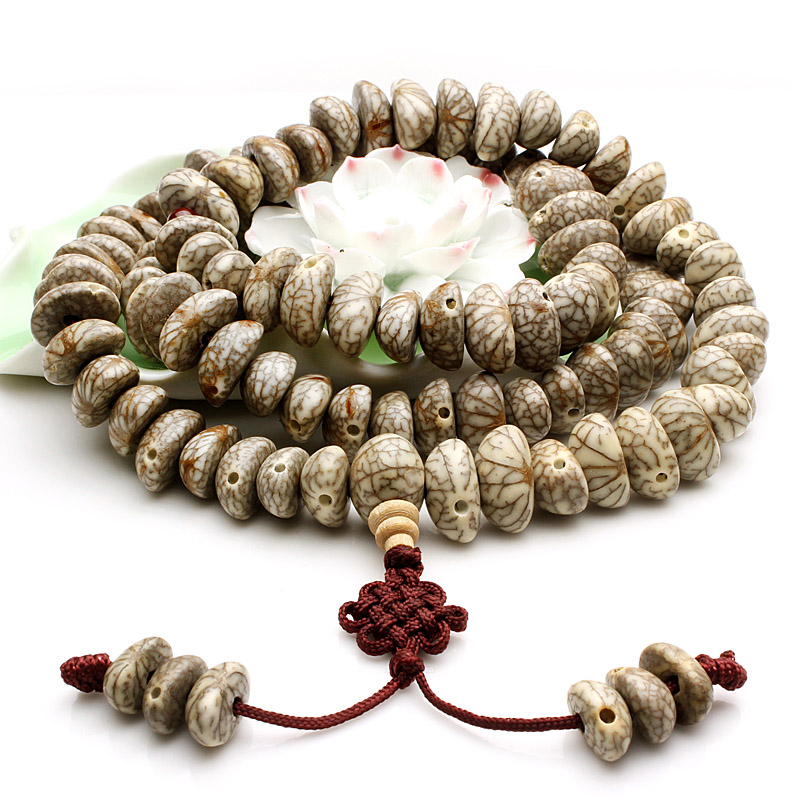 一北大金线菩提子半月金线血丝菩提佛珠菩提108颗佛珠手链手串念珠975