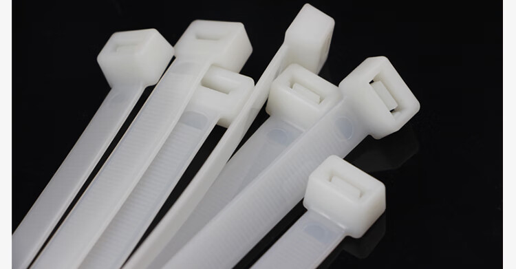 rhty12mm宽扎带尼龙扎带12300塑料扎带固定带牢固扎带捆扎带足数白色