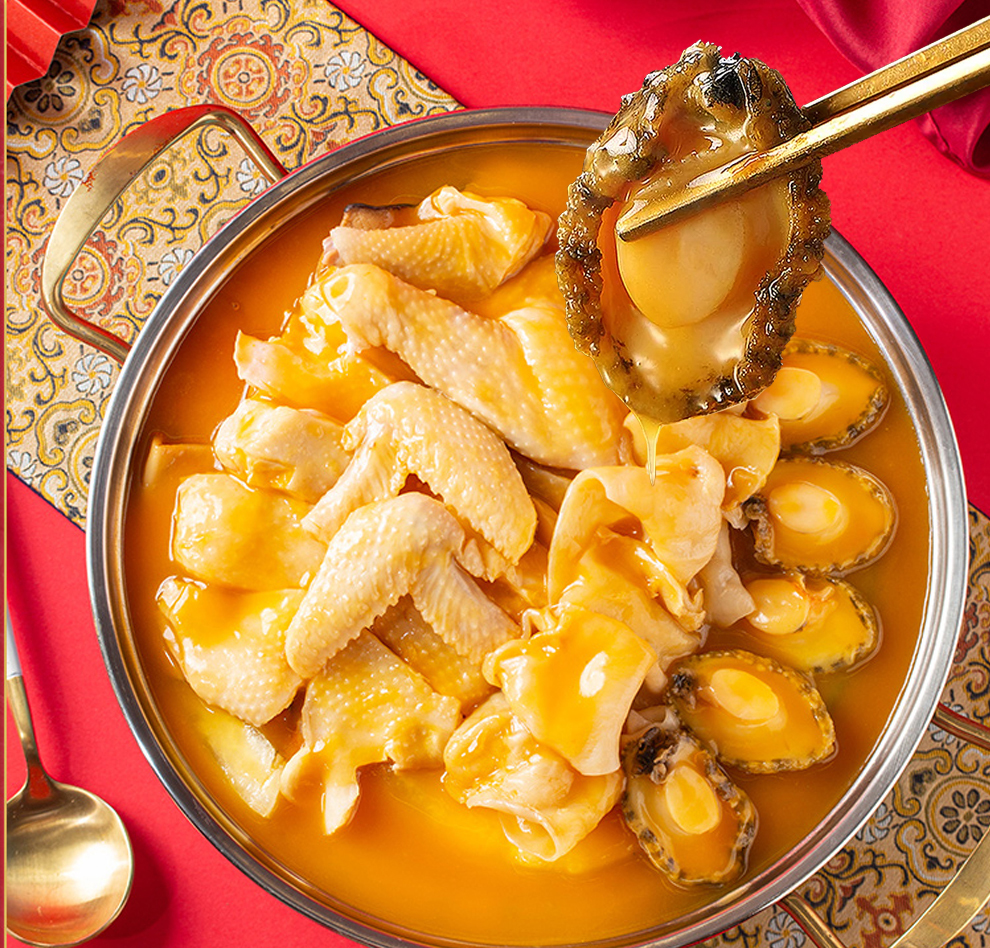 星龙港 鲍鱼花胶鸡礼盒装 加热即食 港式滋补食材 鲍鱼花胶鸡3kg