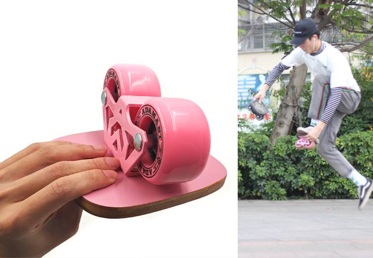 板成人专业 钻石漂移板adamant skate闪灵成人初学者高端分体单脚滑板