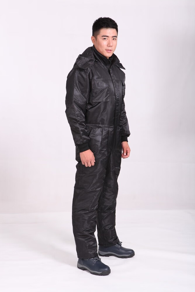 冬季连体冷库防寒服钓鱼服anycare冬季连体工作服男冷库防寒服冻库