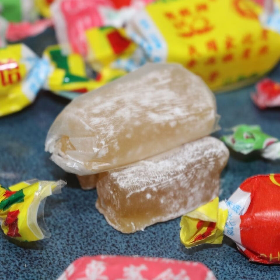 佛桃牌 高梁饴山东青岛特产佛桃牌高粱饴软糖喜糖高粱饴老式怀旧水果