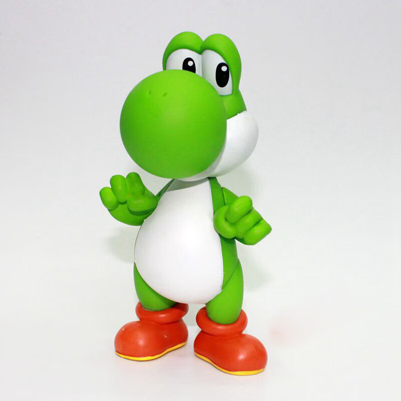 同款玛丽supermario路易耀西公仔玩具摆件玩偶可动 23cm白帽玛丽盒装