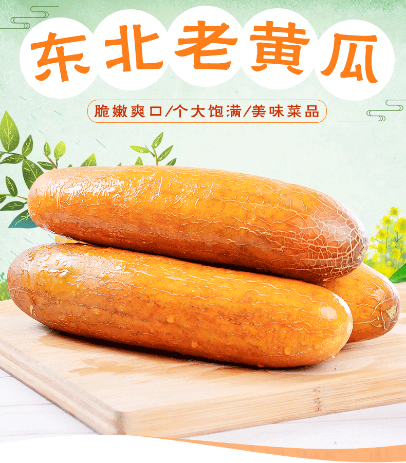 星派果 东北老黄瓜 农家大黄瓜新鲜煲汤蔬菜特产水果【京闪配送】 5斤