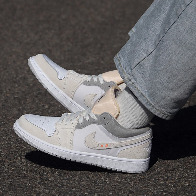 nike耐克()air jordan 1 low aj1白蓝 小闪电 黑蓝复古低女鞋休闲鞋