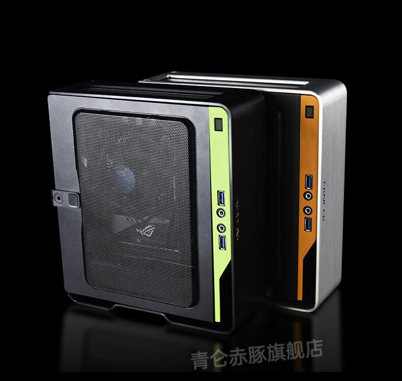 迎广肖邦pro迷你miniitx家用台式电脑小铝合金机箱自带150w电源肖邦
