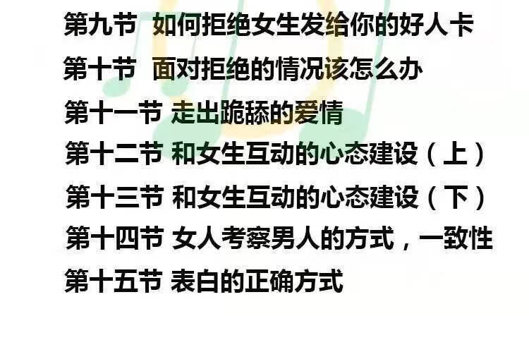 6，女性心理學眡頻教程 男生提高戀商情商讀心術人際交往學培訓課程