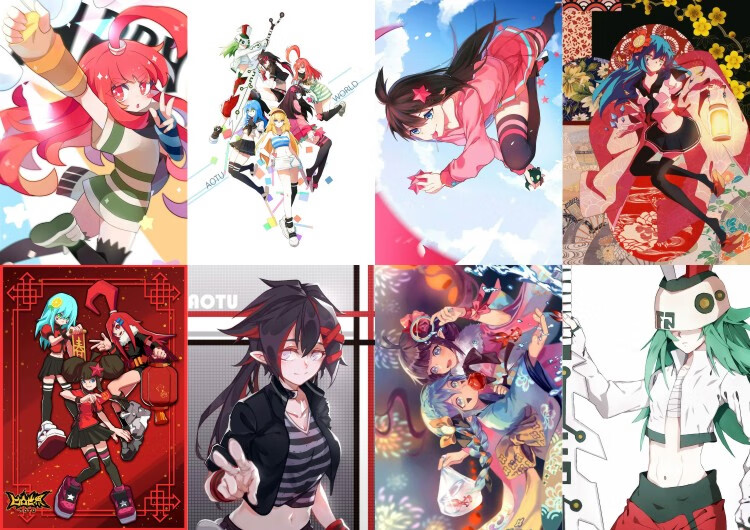 凹凸世界海报动漫卡贴防水海报明信片照片墙贴周边定制嘉德雷狮安迷修