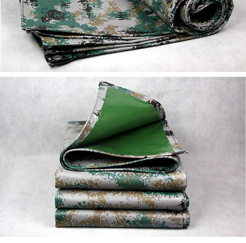 超轻迷彩防雨布防水防晒篷布牛津布帆布户外丛林遮阳苫布定做4x10米