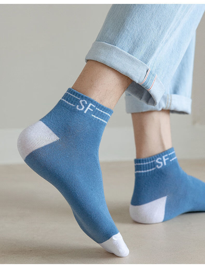 短款透气简约袜日系学生运动袜情侣袜春夏秋韩版潮袜爱尚com英文pgpf