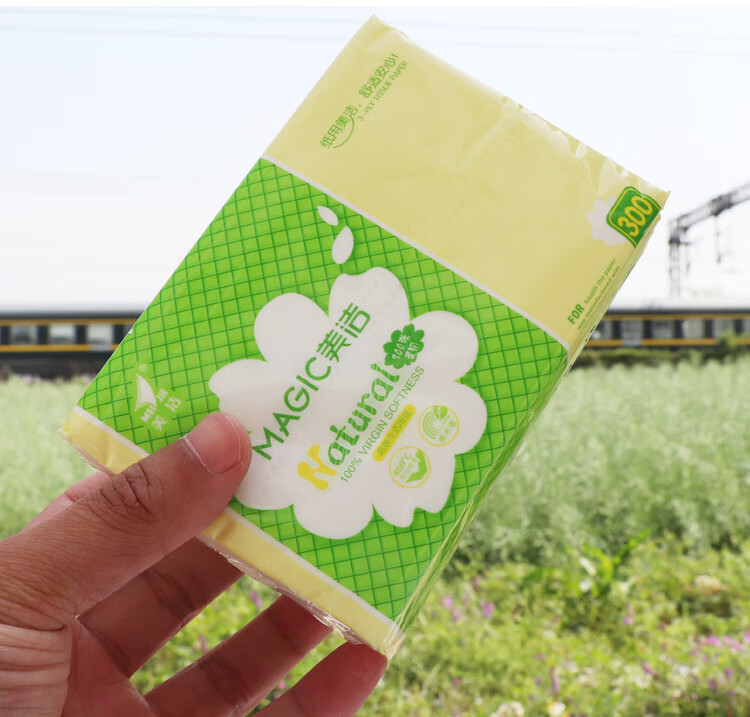 新款美洁抽纸整箱批36包家庭婴儿卫生纸巾餐巾纸家用面纸实惠装大包