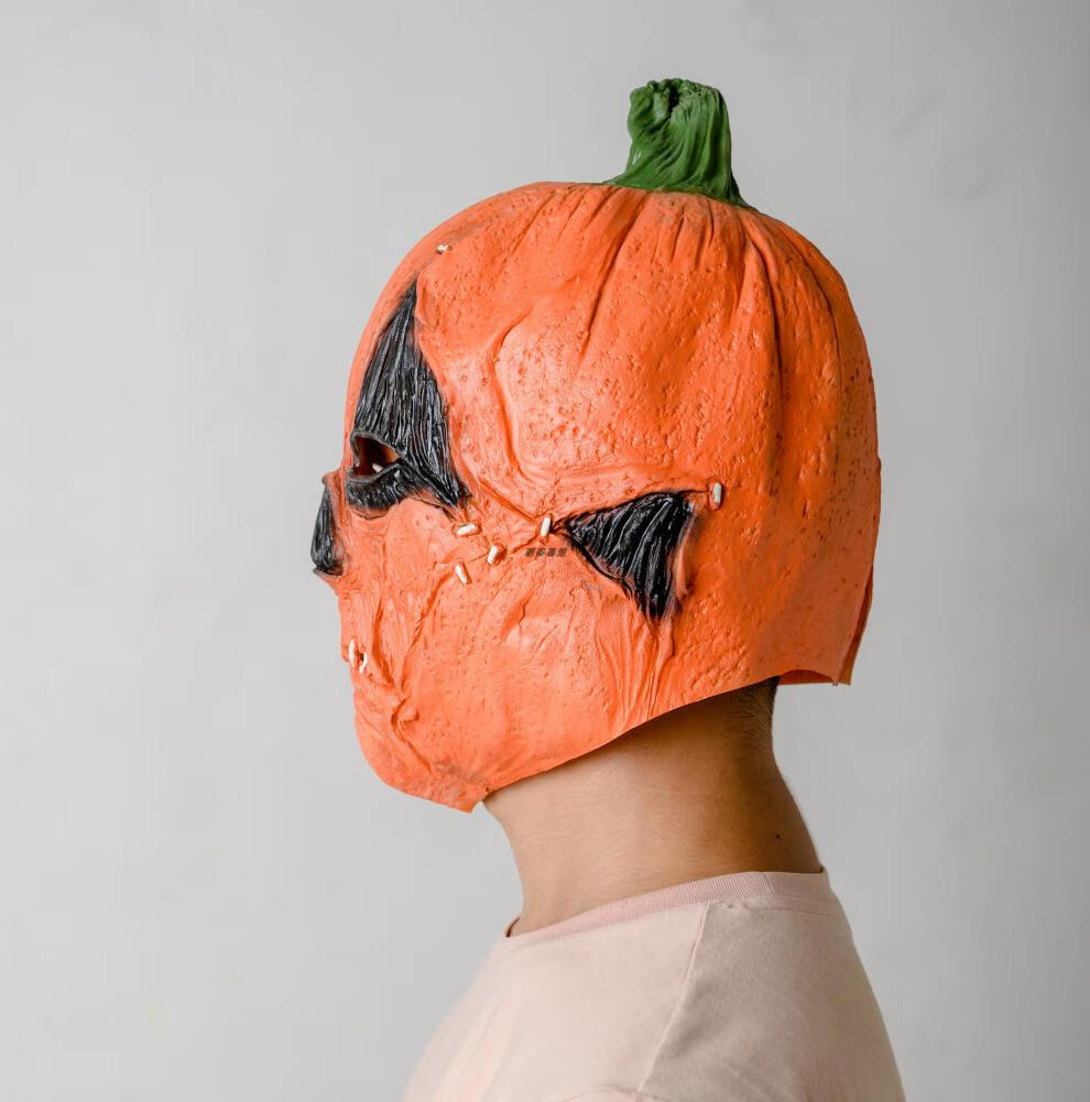 万圣节cosplay哥斯拉面具全脸头套万圣节cosplay漫展乳胶面具鸽子面具