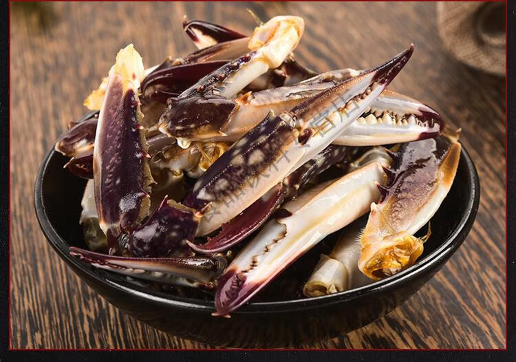 宁波特产野生醉蟹钳蟹脚梭子蟹脚即食醉蟹螃蟹制品螃蟹腿蟹脚