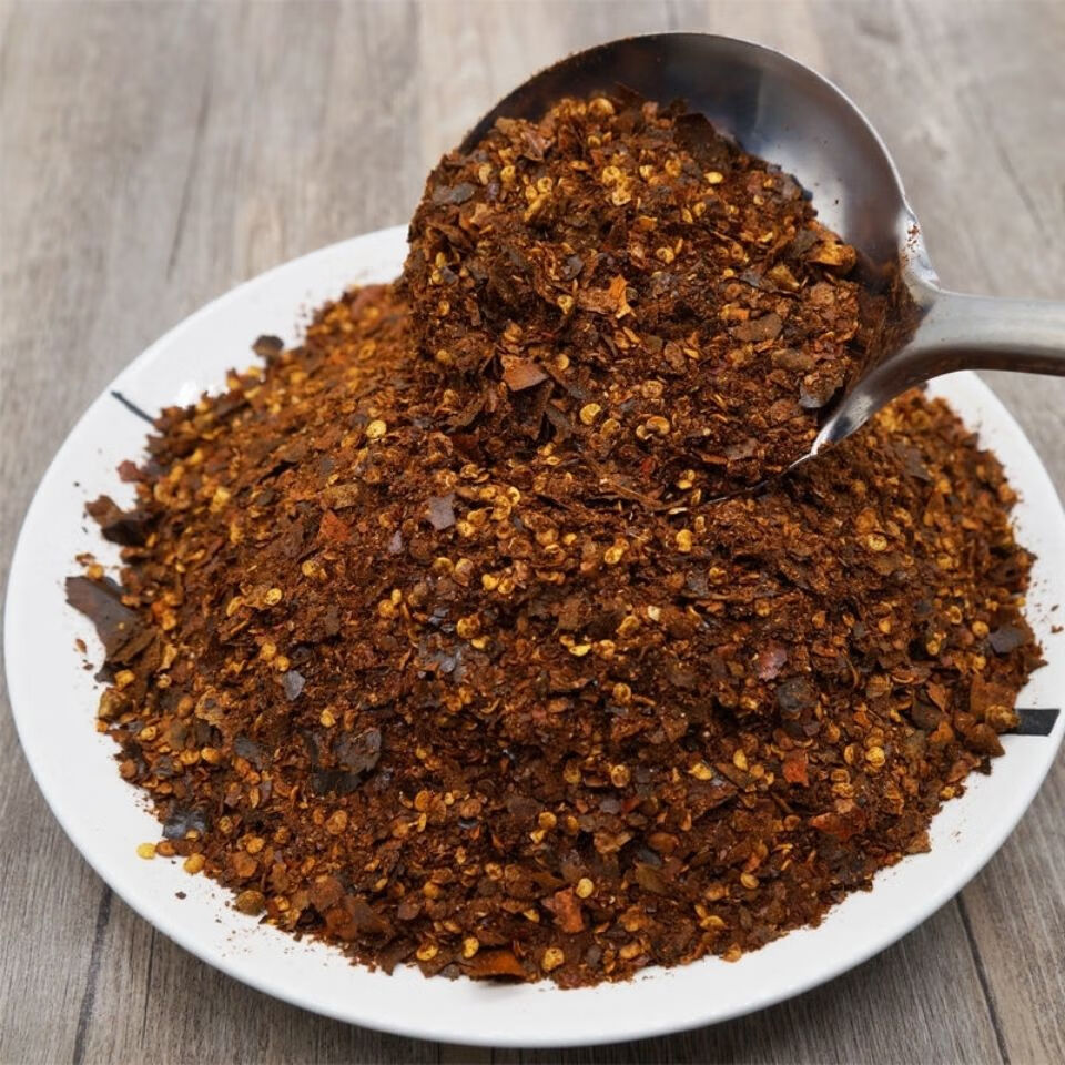 贵州柴火糊辣椒面手工胡辣椒面特辣微辣椒中辣辣椒面蘸水调料 1斤微辣