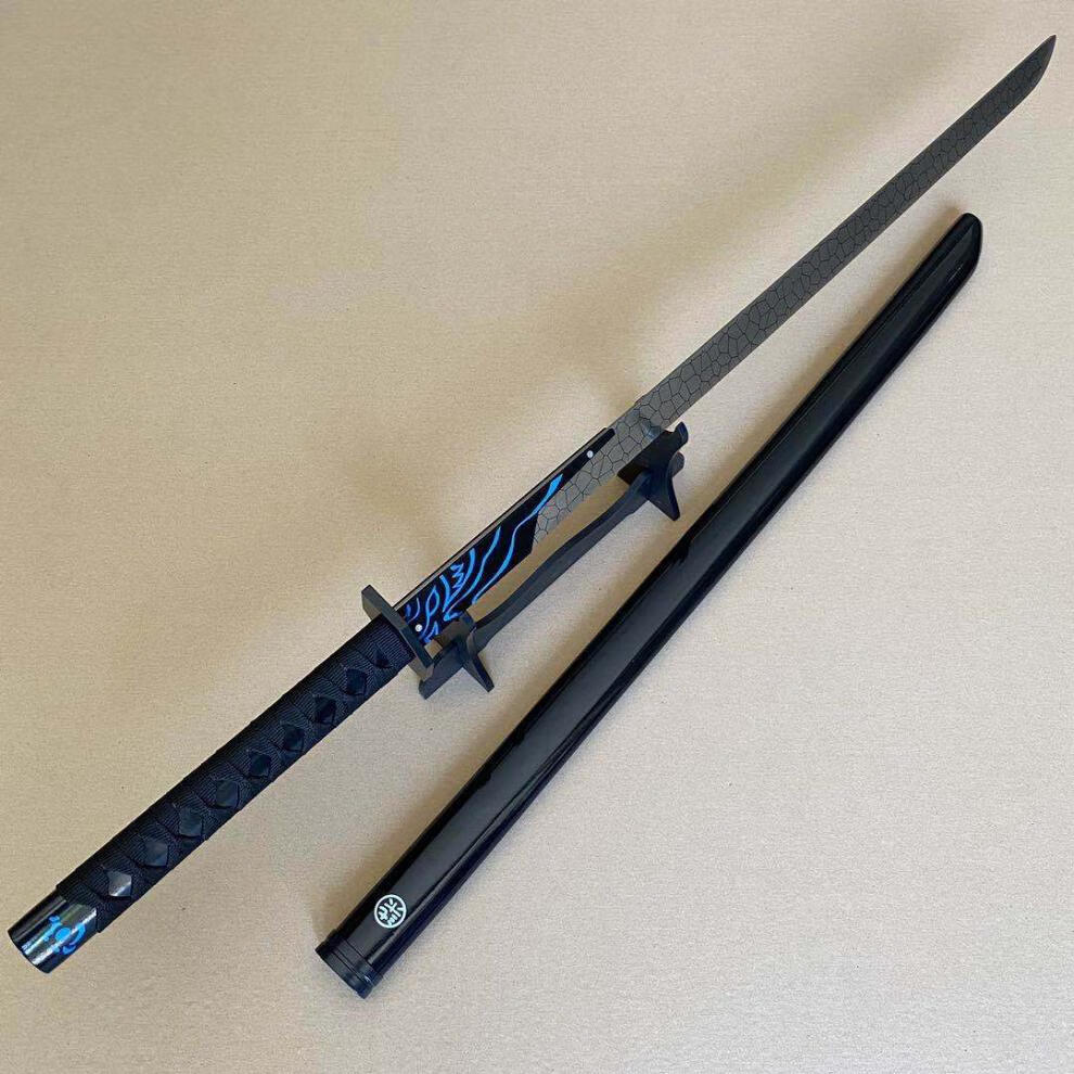 木剑魔刀千刃木头做的魔刀千刃紫色觉醒版1米大号刺客五六七刀玩具未