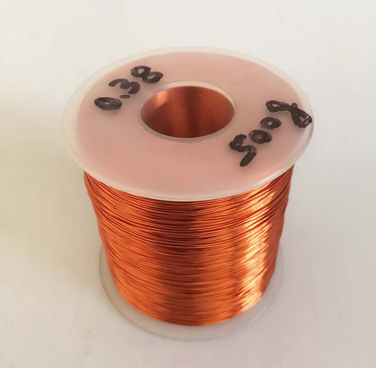 漆包线 qz-2/130 漆包圆铜线 电磁线漆包线500克=1件送线轴 0.13/0.