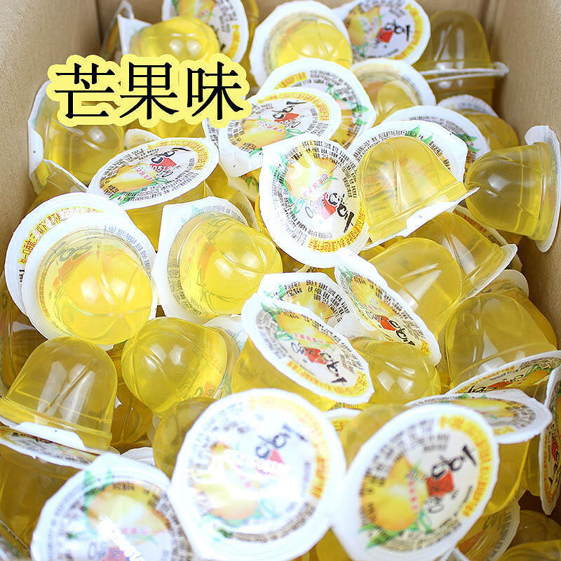 果汁果冻散装布丁乳酸水果冻成人男生女生零食整箱批发 杨桃味 2斤