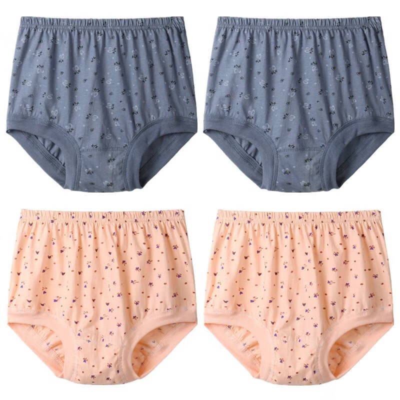 浪莎妈妈内裤中老年人大妈纯棉款老人太太奶奶宽松大码中年爸爸透气短