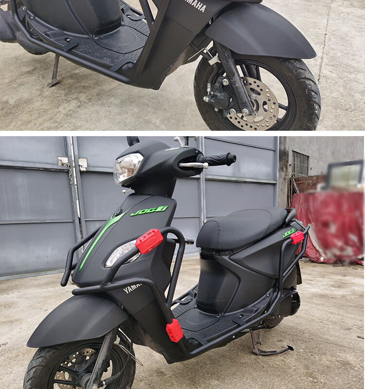 适用于雅马哈巧格i125保险杠jog125前后防摔防撞杠保护杠改装配件单独