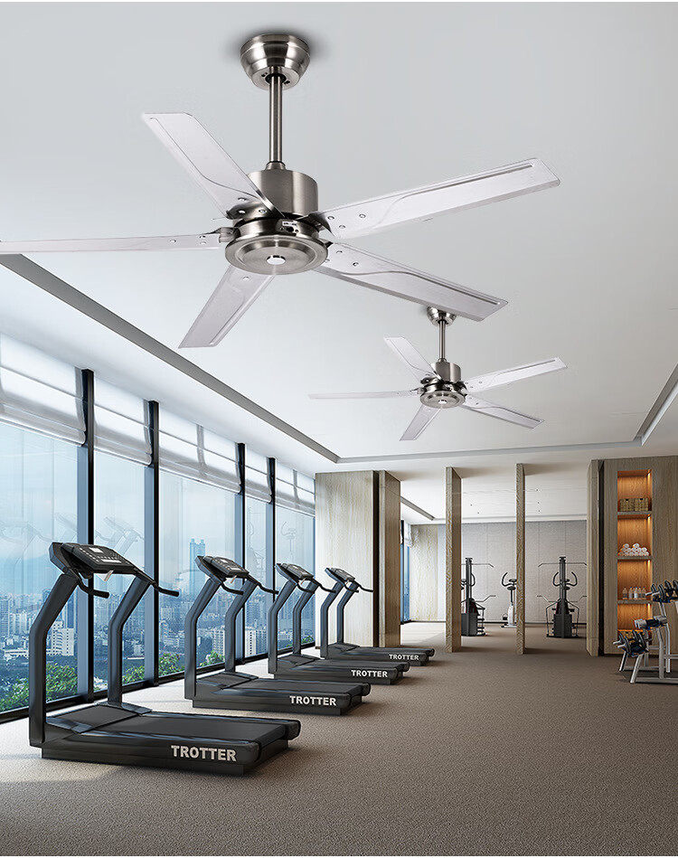 松下(panasonic)吸顶灯餐厅风扇灯吊扇灯客厅家用铁叶带灯电风扇吊灯