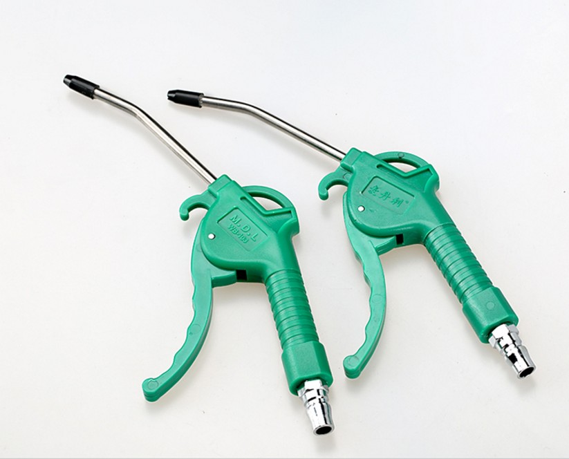 文茸空压机气喷抢头气泵枪头货车吹灰尘抢套装吹气工具长款吹尘枪