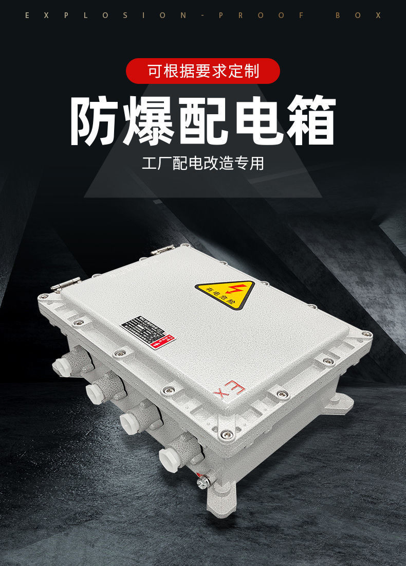 不锈钢防爆配电箱防爆控制箱铝合金防爆照明电源箱按钮接线箱铝合金