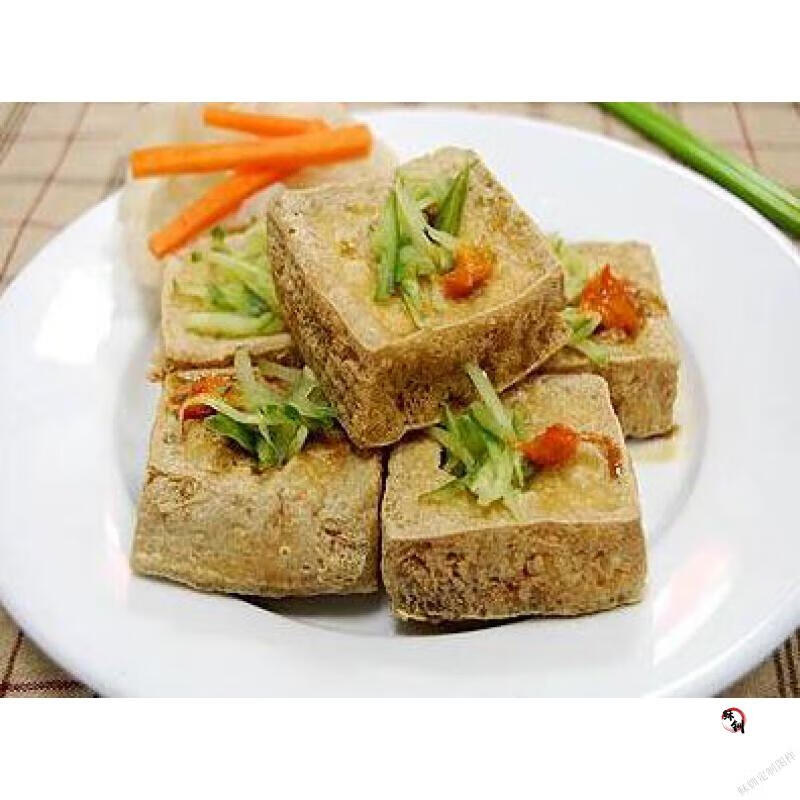 晨臻台湾白色臭豆腐经典新鲜白豆腐生胚特色小吃45片/包年货【图片