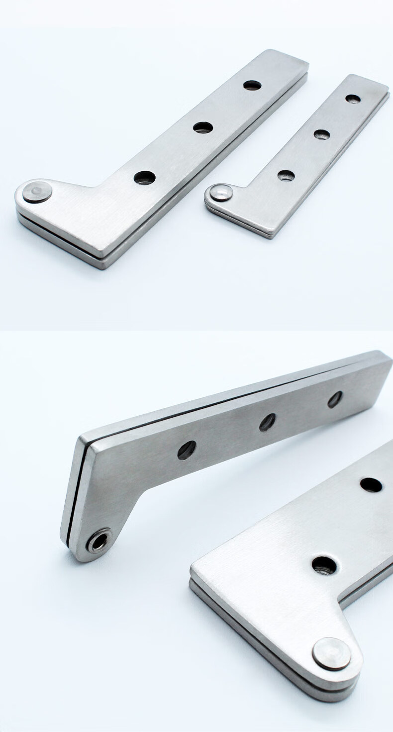 鸡嘴铰链304不锈钢鸡嘴铰上下合页天地转轴门转轴7字型门铰链暗藏合页