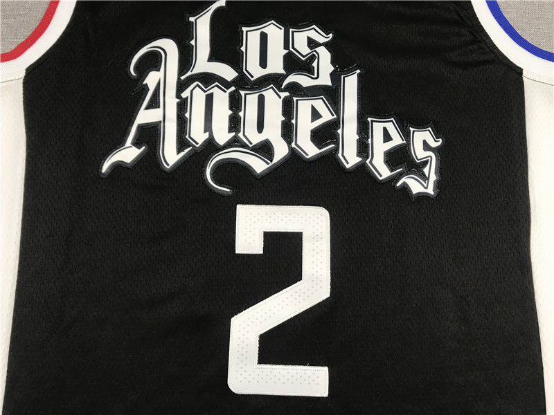 球衣套装定制快船队2号伦纳德球衣刺绣复古城市版2莱昂纳德13保罗乔治