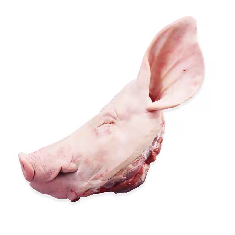 新鲜无骨猪头去骨生猪头整只无骨猪头肉猪头猪脸猪脸猪头肉 1只劈开带