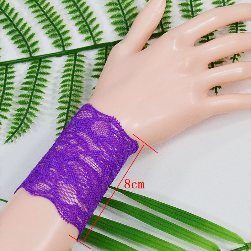 xpmr新品遮疤痕的隐形贴蕾丝护腕袖套夏季潮女遮疤痕袖套10蕾丝护腕