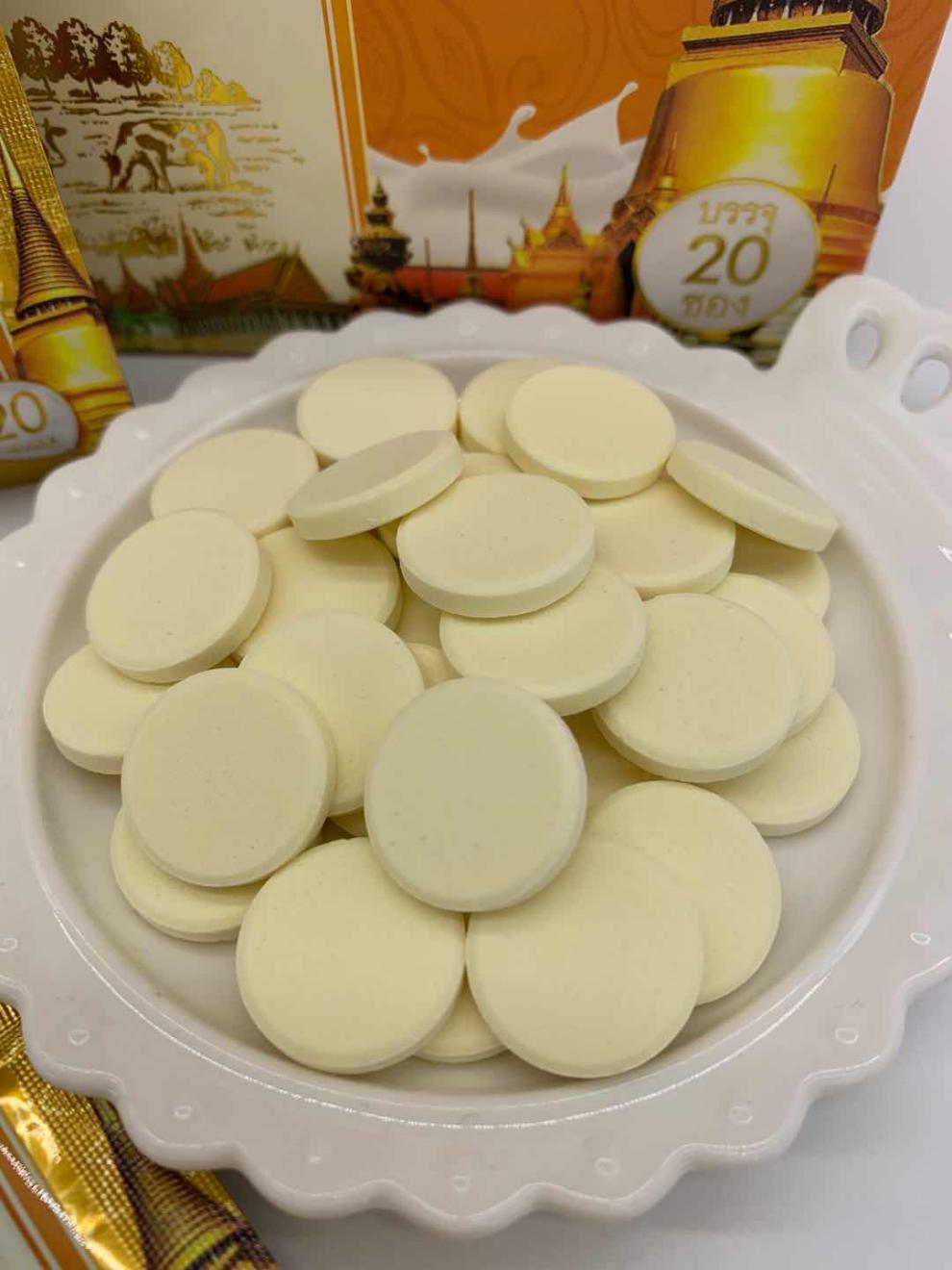 上海可发泰国皇家奶片新款泰国高钙牛奶片原装进口vitmilk儿童营养bu